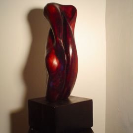 Sculptura Lemn de păr, 42 cm - Tandreţe