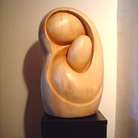 Sculptura Lemn de tei, 46 cm
colecţia personală - Maternitate III