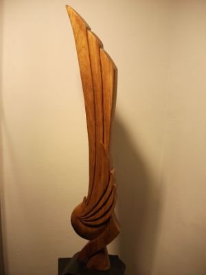 Sculptura Lemn de stejar, 95 cm
colecţia personală - Pasăre XIV