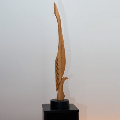 Sculptura Lemn de stejar, 78 cm 
colecţia personală - Pasăre XVII