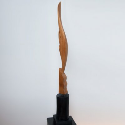 Sculptura Lemn de stejar, 111 cm 
colecţia personală - Pasăre XVII