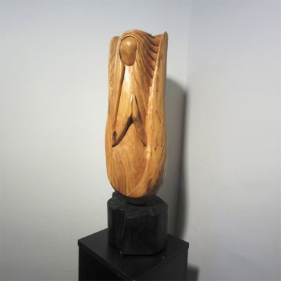 Sculptura Lemn de tei, 64 cm,
colecţia personală - Înger