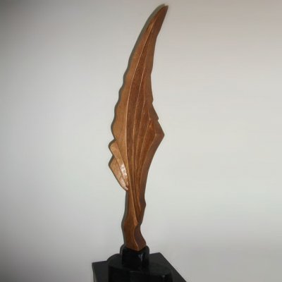 Sculptura Lemn de stejar, 80 cm 
colecţia personală - Pasăre XXI